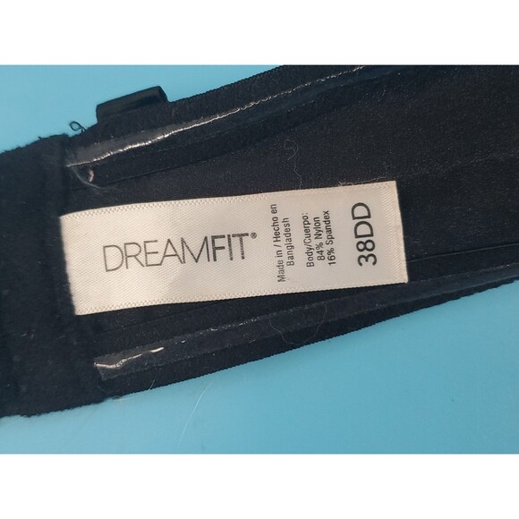 Dreamfit 38DD Strapless Bra Wired Padded Black R7831X - Picture 8 of 10